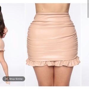 Fashion Nova Mauve Mini Skirt Size Small Worn Once